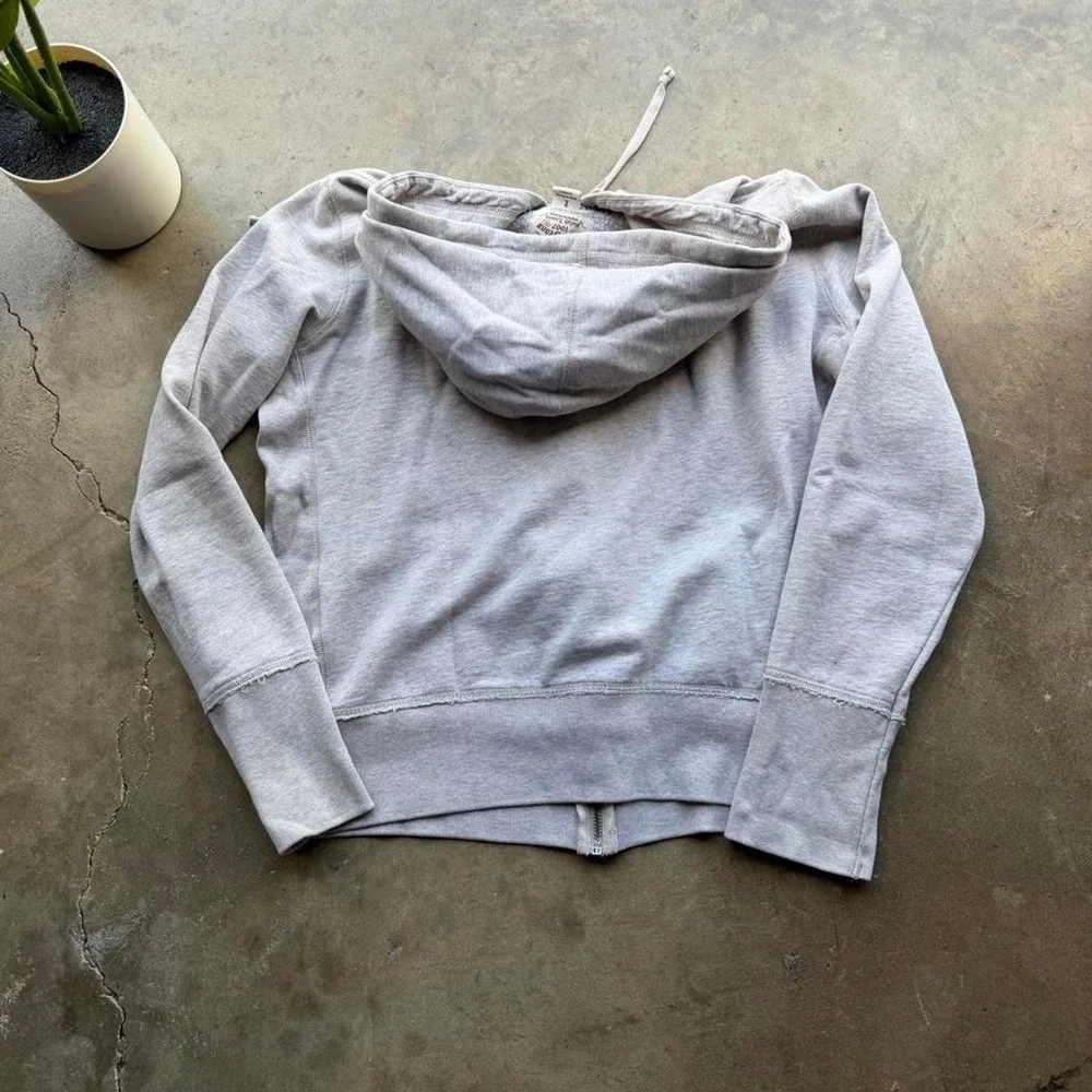 Vintage Y2K cream Polo Ralph Lauren zip up hoodie and baggy sweatpants set